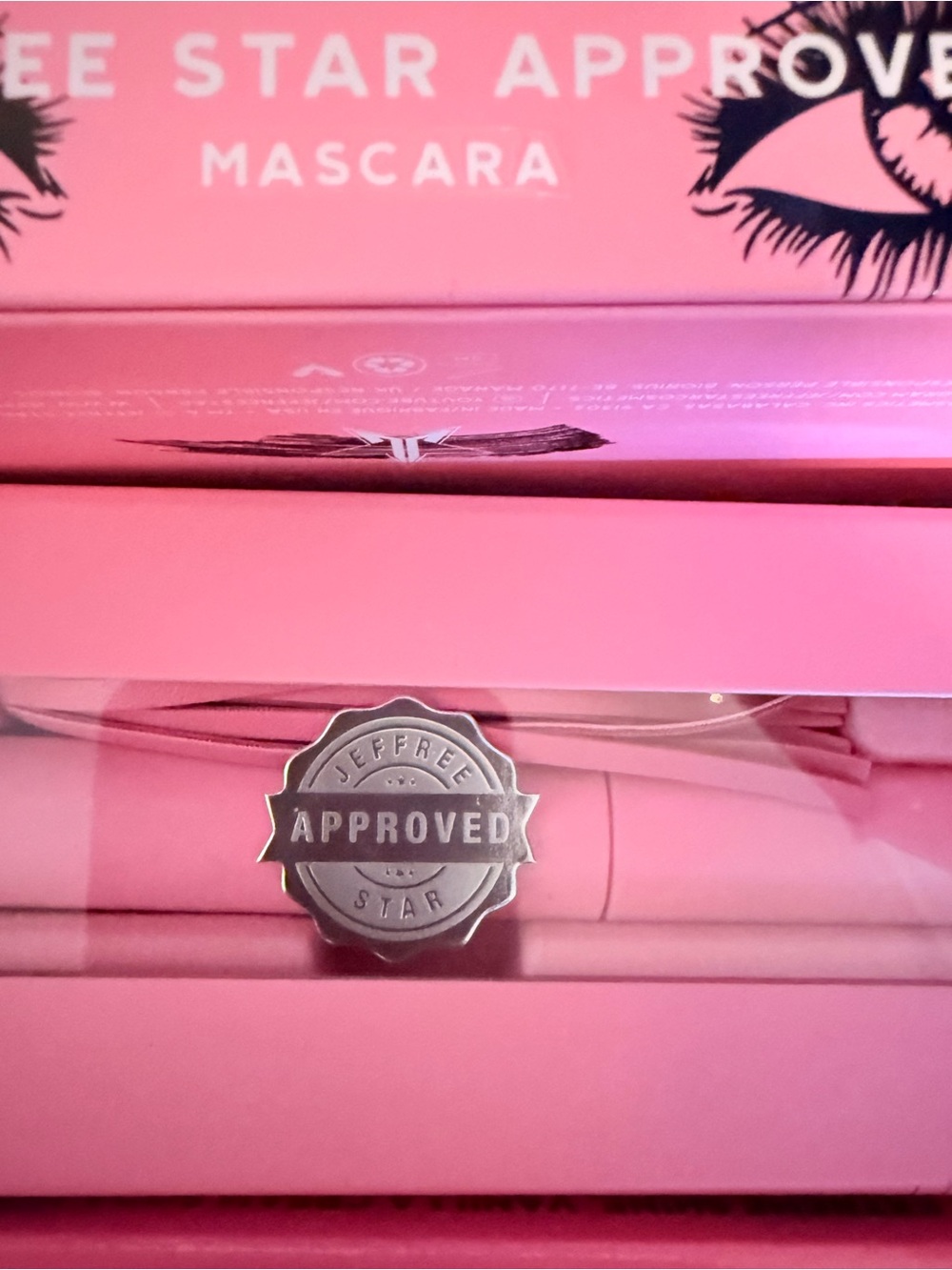 Jeffree Star Mascara And Lip Gloss In  Packaging with Silver Seal